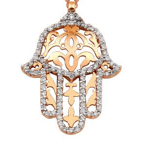 Hamsa Pırlanta Kolye